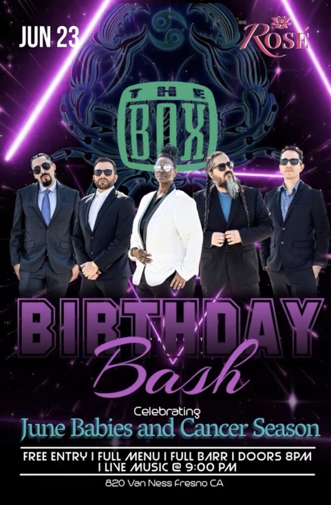 Box Birthday Bash Gig